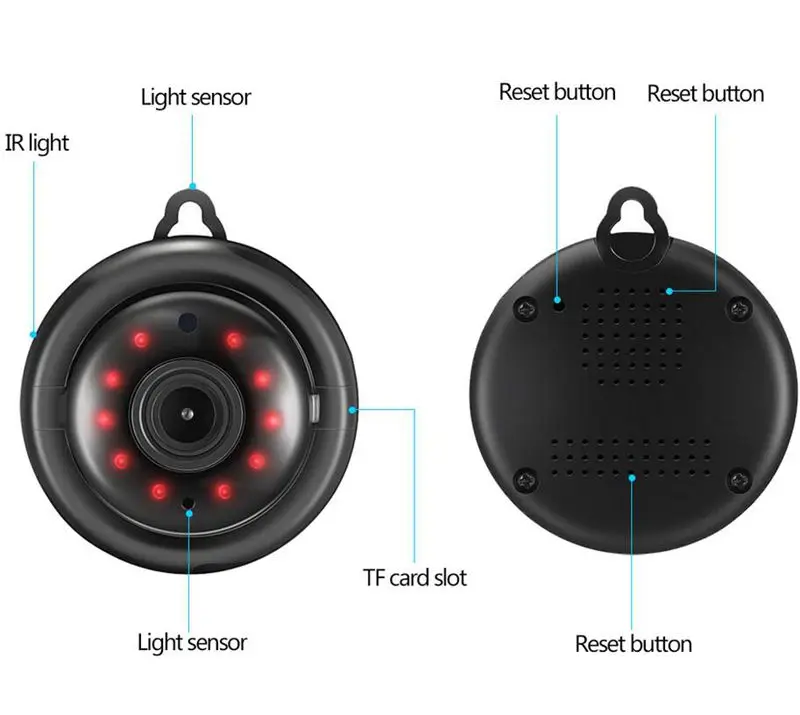 HYUCHON Беспроводная мини WiFi IP видеокамера HD 720P умная домашняя камера безопасности