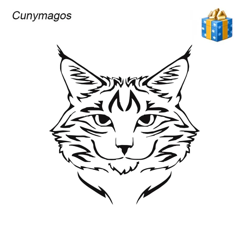 Cunymagos мейн кун кошка порода котенок животное виниловая наклейка классический