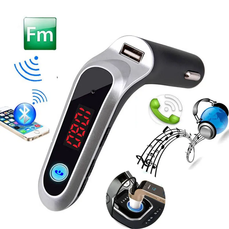 4 в 1 Беспроводные Hands Free Bluetooth Fm передатчик Модулятор Автомобильный Комплект Mp3