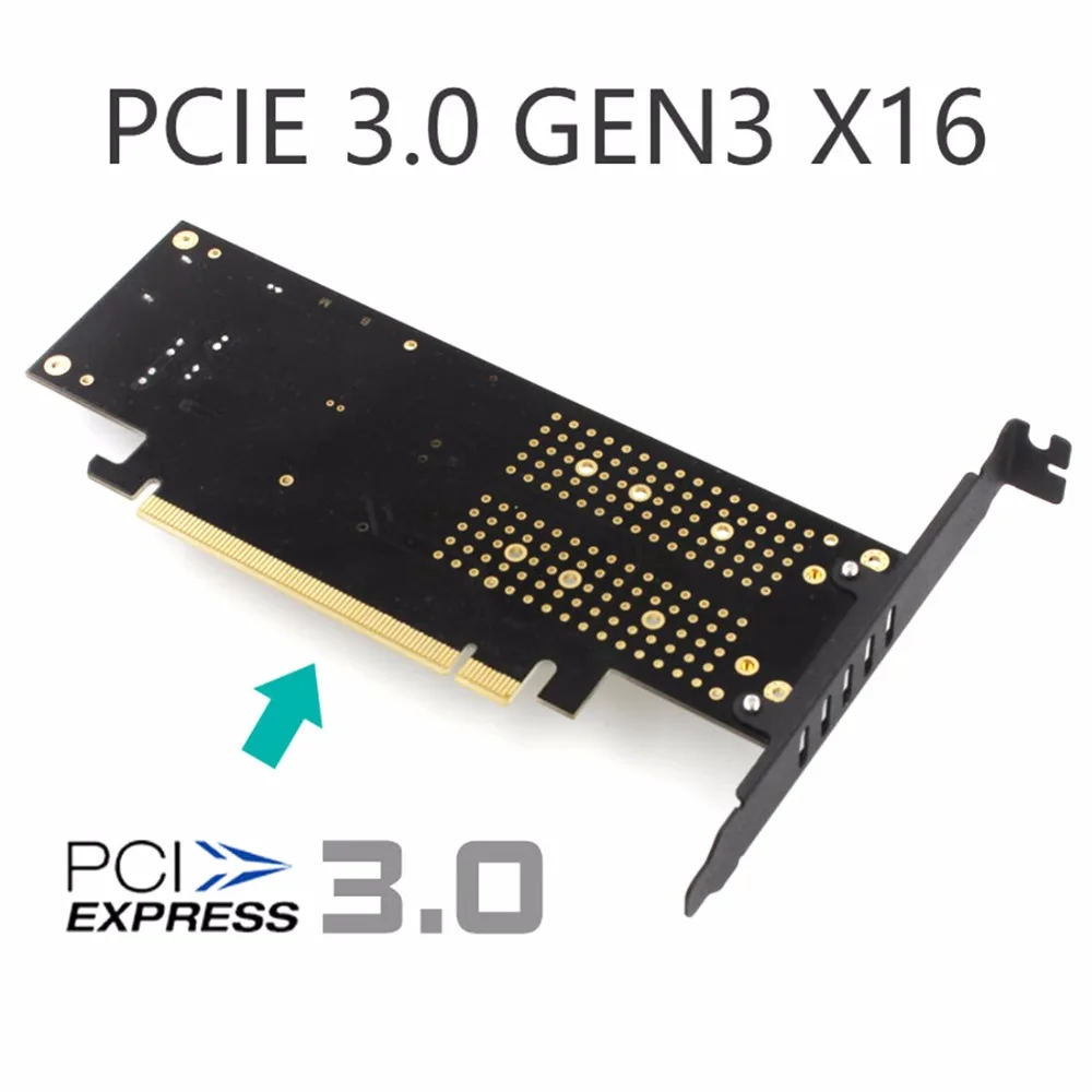 JEYI KNIGHT power-Fail защита PCIE3.0 NVME адаптер x16 Full speed M.2 dd на карте теплоотвод пластина-вентилятор охлаждения SSD