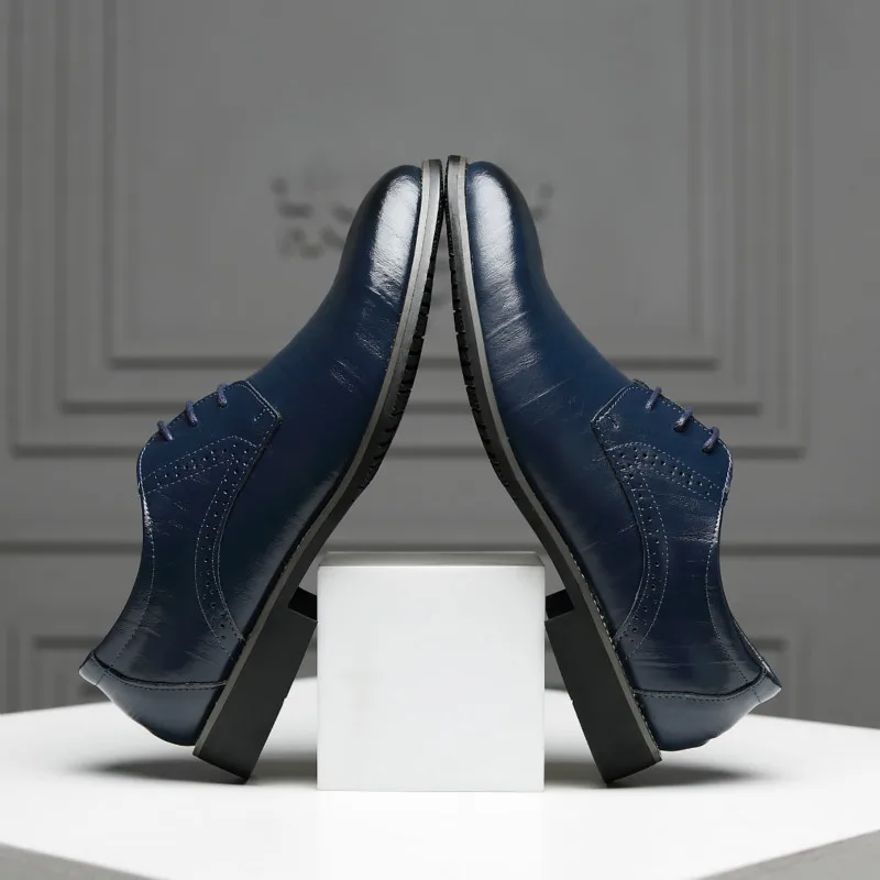 Мужские кожаные туфли; zapatos hombre; офисные Мужские модельные туфли; повседневные свадебные туфли в итальянском стиле; туфли дерби; большие размеры; 638