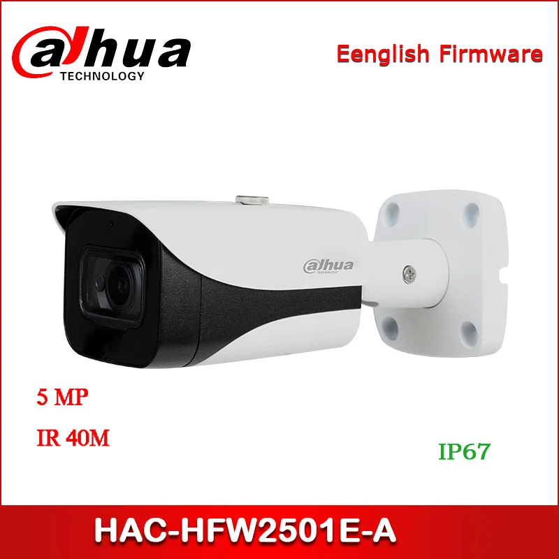 Камера видеонаблюдения Dahua HAC HFW2501E A 5MP Starlight HDCVI IR Bullet|Камеры видеонаблюдения| |