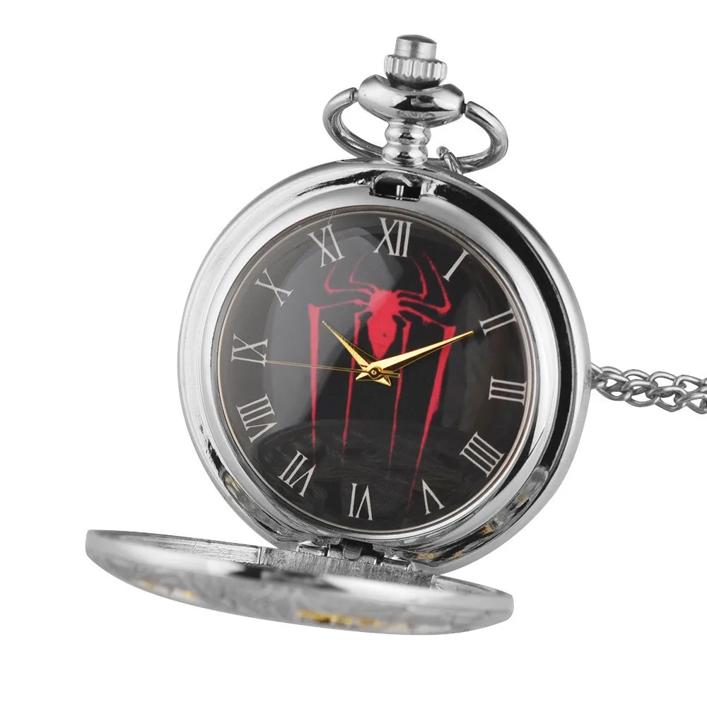 Awesome 3D Wolves Scuplture Pocket Watch Slim Necklace Exquisite Animal Theme Clock Unique Children Family Birthdays Gifts Saat