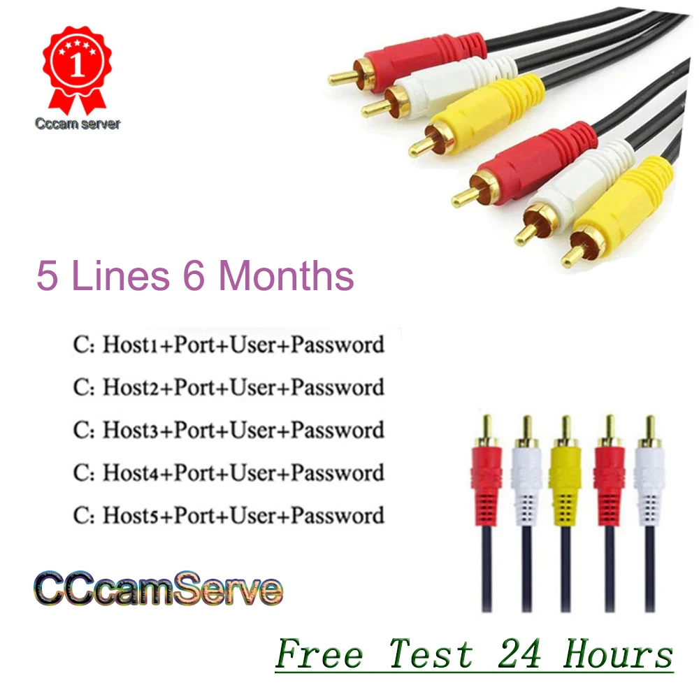 Европа HD кабель 1 год CCcam для спутникового ТВ приемник 5 Клинок wifi FULL HD DVB-S2 поддержка Испании польский Германия Клайн сервер