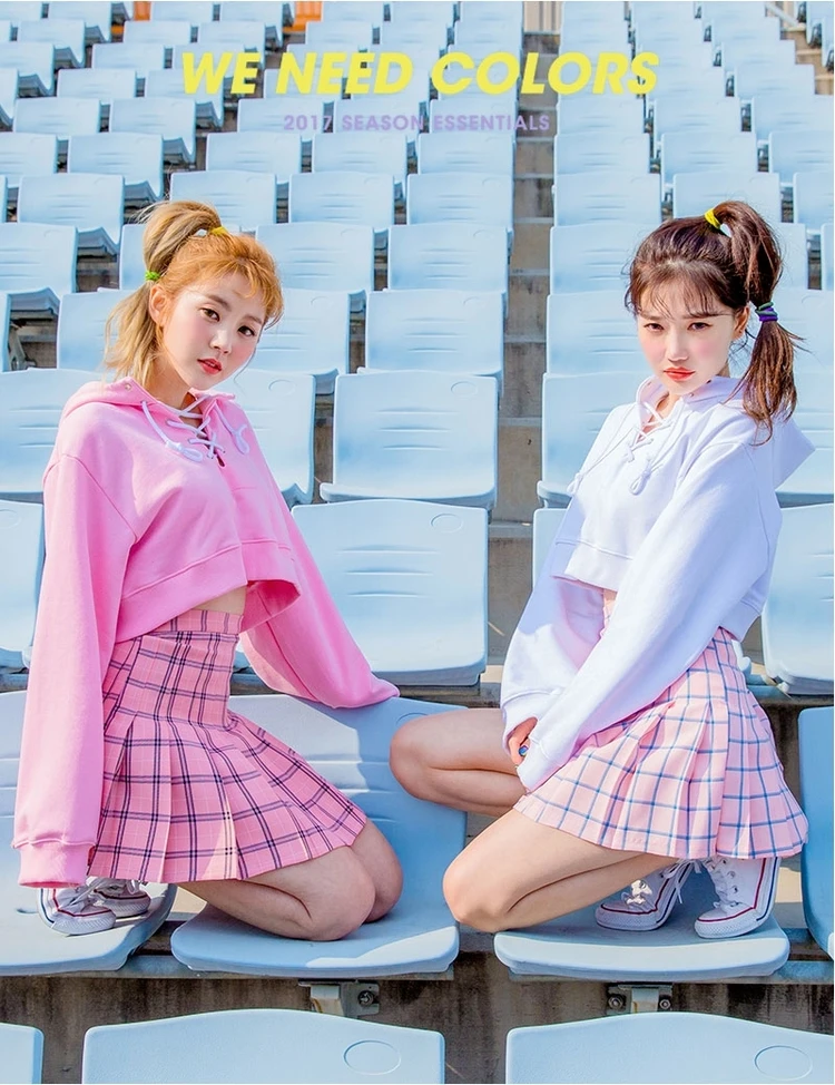 Милые плиссированные юбки в клетку мини юбка высокая талия консервативный стиль