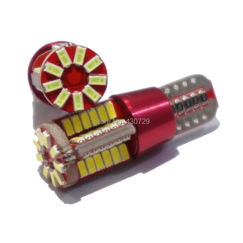 

Автомобильные лампы T10, 120, 168, 192, W5W, 2825 шт., суперяркие, 57 smd, светодиодные, CANBUS, без ошибок, габаритный автомобильный фонарь, габаритные огни