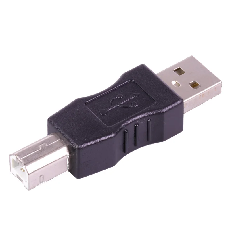 100 шт./лот USB 2 0 A-Тип штекер к B-Тип A на B M/M Соединительный адаптер конвертер |