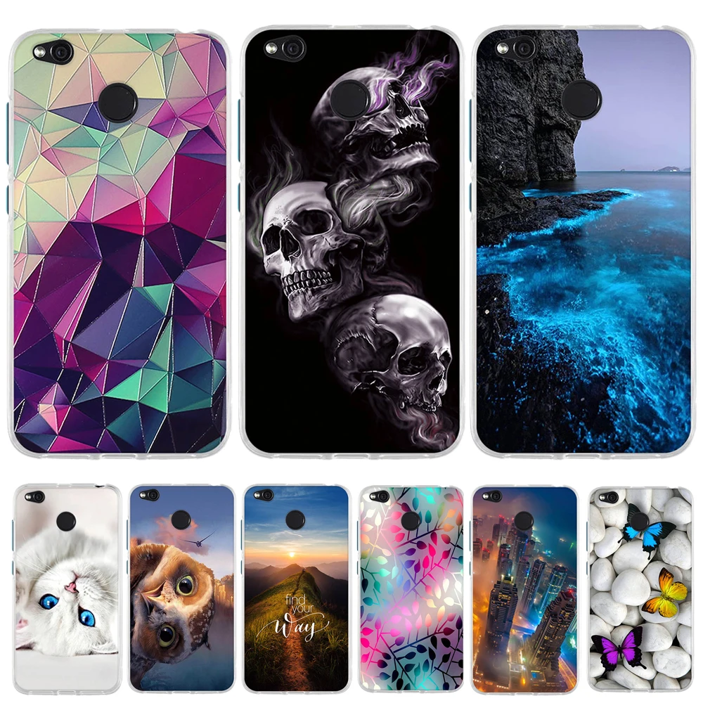 Мягкий чехол из ТПУ для Xiaomi Redmi 4X силиконовый милый с рисунком 4x Fundas|cover for|phone bagcover