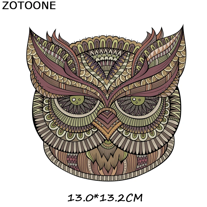 Аппликация ZOTOONE сделай сам старинные винтажные нашивки с животными совой для