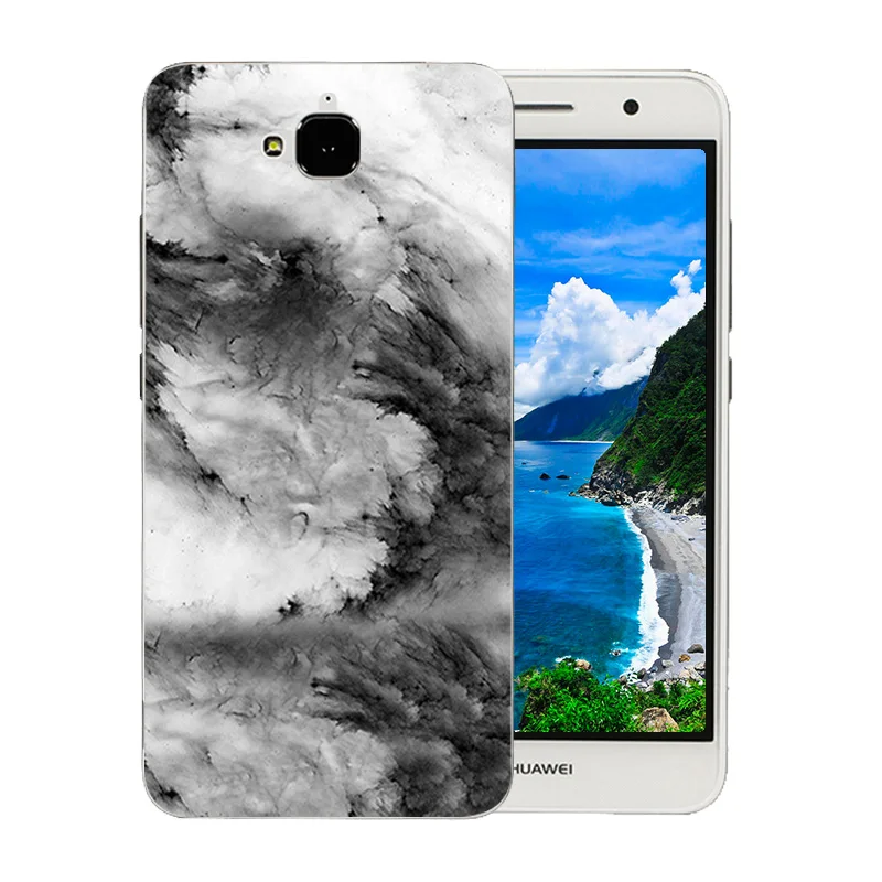 5 0 дюйма для Huawei Y6 Pro мягкие чехлы из ТПУ с цветным каменным узором Honor 4C Pro/Enjoy 5/Y6