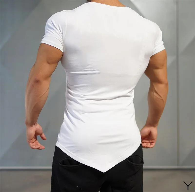 Мужская футболка с коротким рукавом Muscleguys Спортивная для бодибилдинга