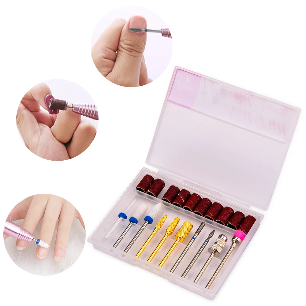 Керамические вольфрамовые фрезы для ногтей вращающиеся маникюра педикюра