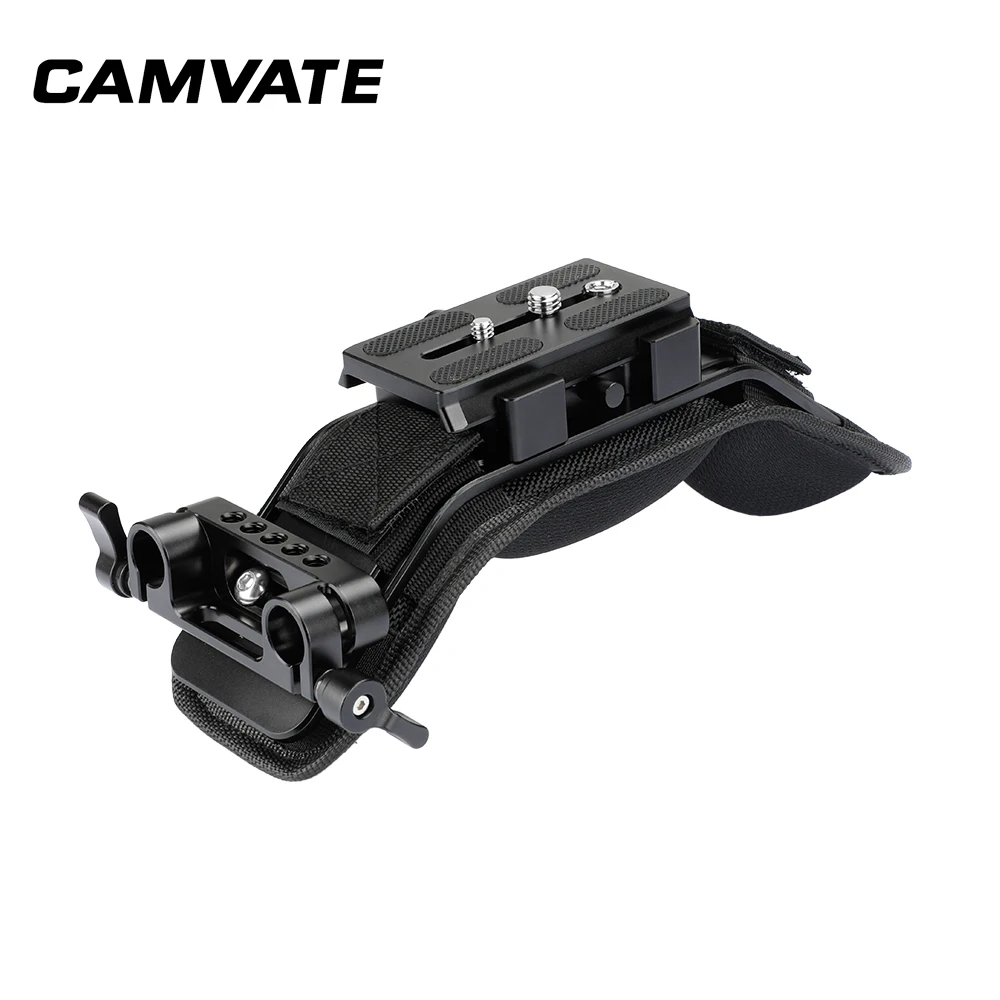 Крепление на плечо CAMVATE с быстроразъемной пластиной Manfrotto в сборе и двойной зажим