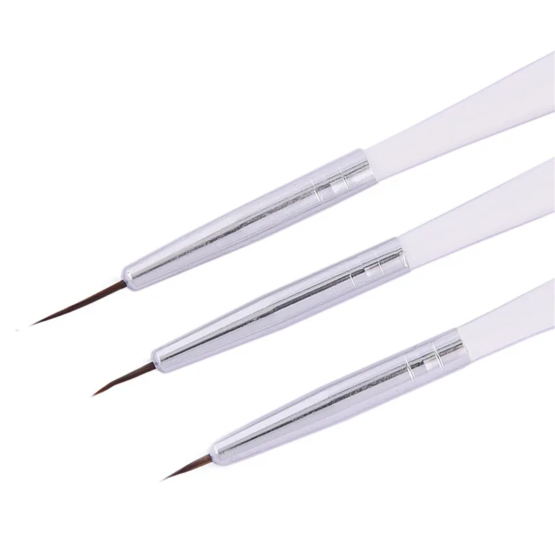 NAILWIND 3 шт./компл. гелевая подводка ручки для рисования ногтей кисть для рисования набор инструментов для Рисования Акриловый Дизайн ногтей кисти инструмент