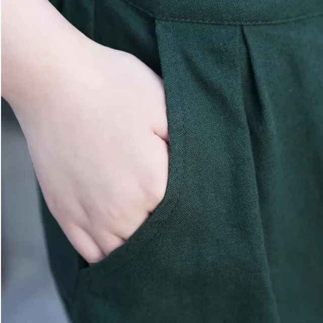 Новинка 2018 Летние Осенние женские льняные юбки плиссированные длиной до