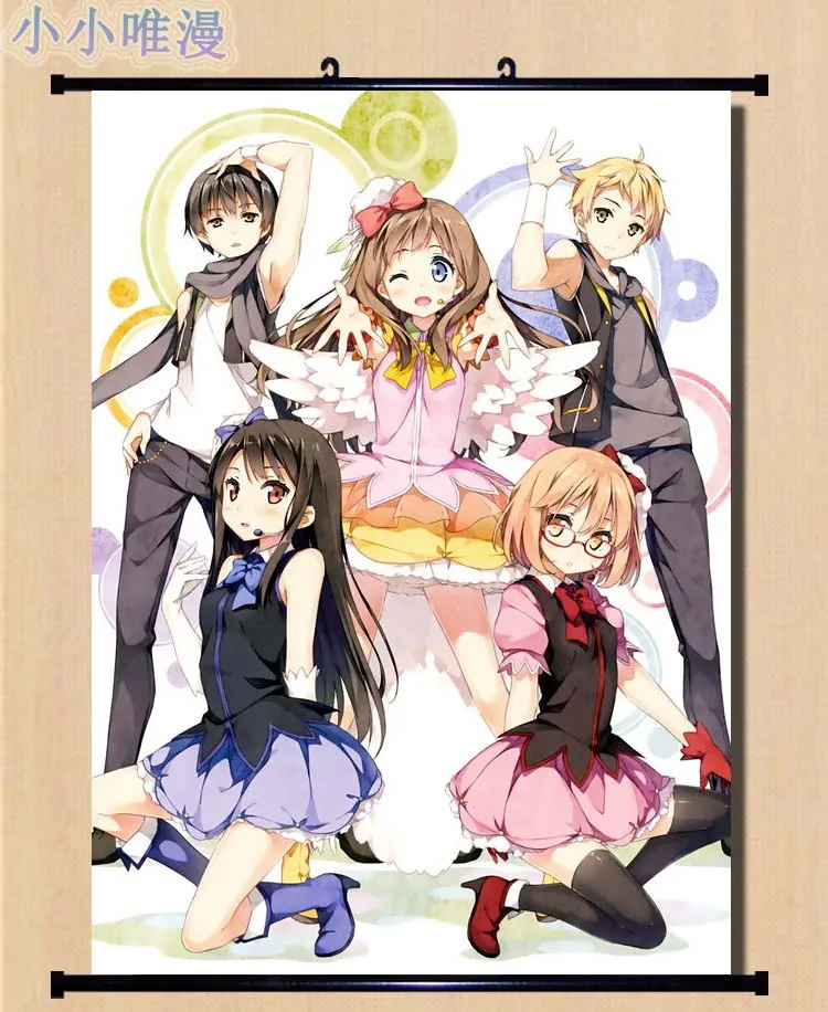 Япония Аниме Kyokai no Kanata за гранью Мирай Курияма & Nase Mitsuki домашний Декор стены