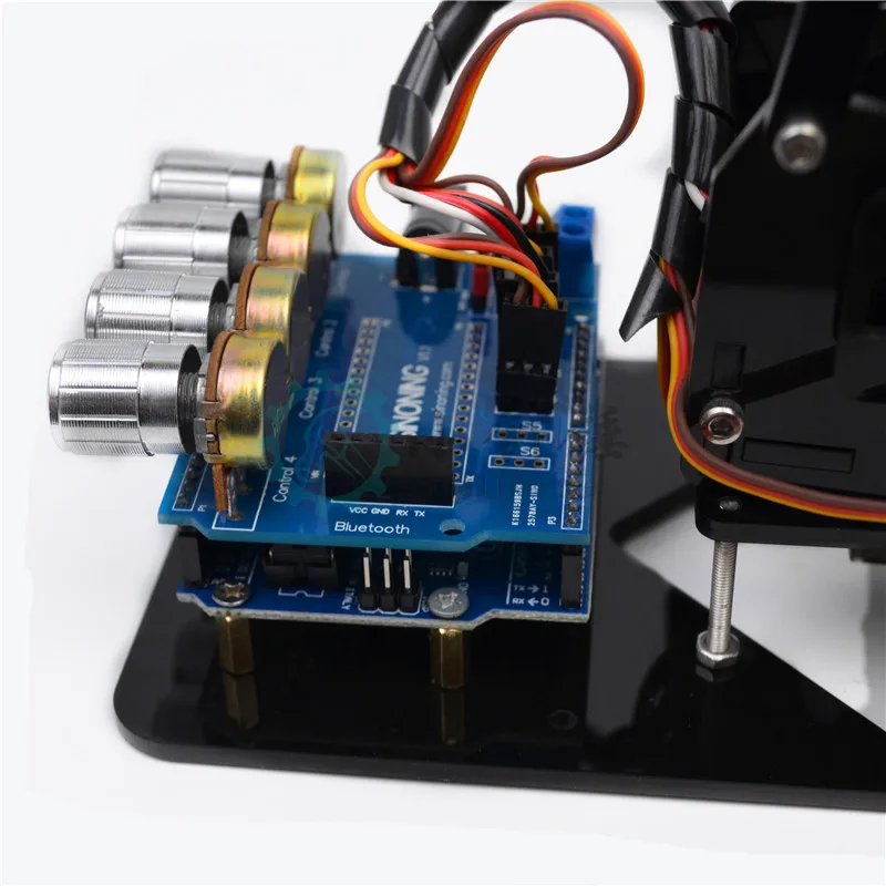 2021 новый акриловый самодельный робот рычаг arduino в комплекте 4DOF игрушки