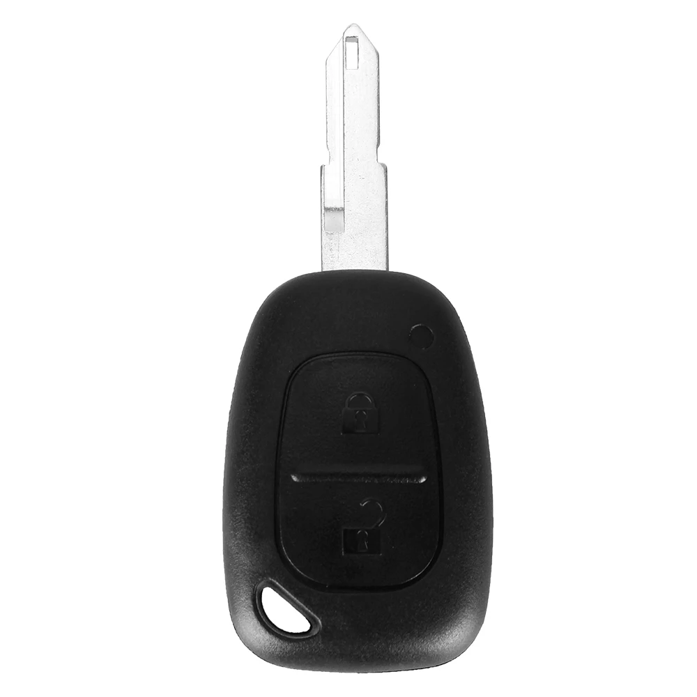 KEYYOU маленький дистанционный чехол для ключей Fob 433 МГц с чипом ID46/PCF7946 2 кнопки Renault