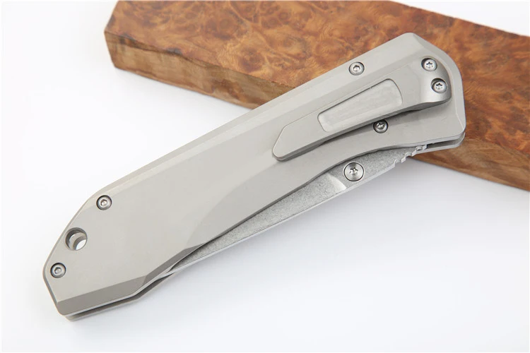 MIKER стиль 761 шариковый подшипник S35vn TC4 титановая ручка Складной Тактический Карманный Походный охотничий Открытый EDC инструмент кухонный нож