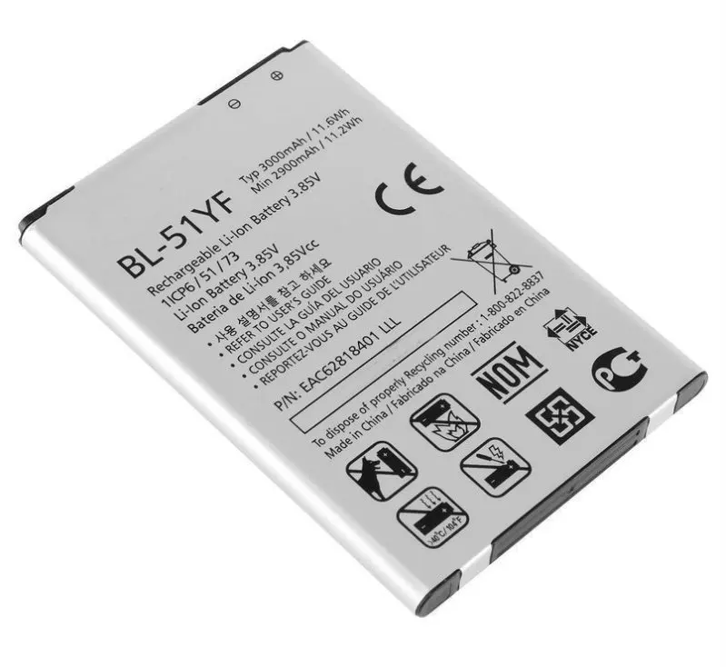 Ciszean 1x3000 мА/ч, BL-51YF Замена Батарея для LG G4 BL-51YH H815 H811 H810 VS986 VS999 US991 LS991 F500 G Stylo F500 F500S