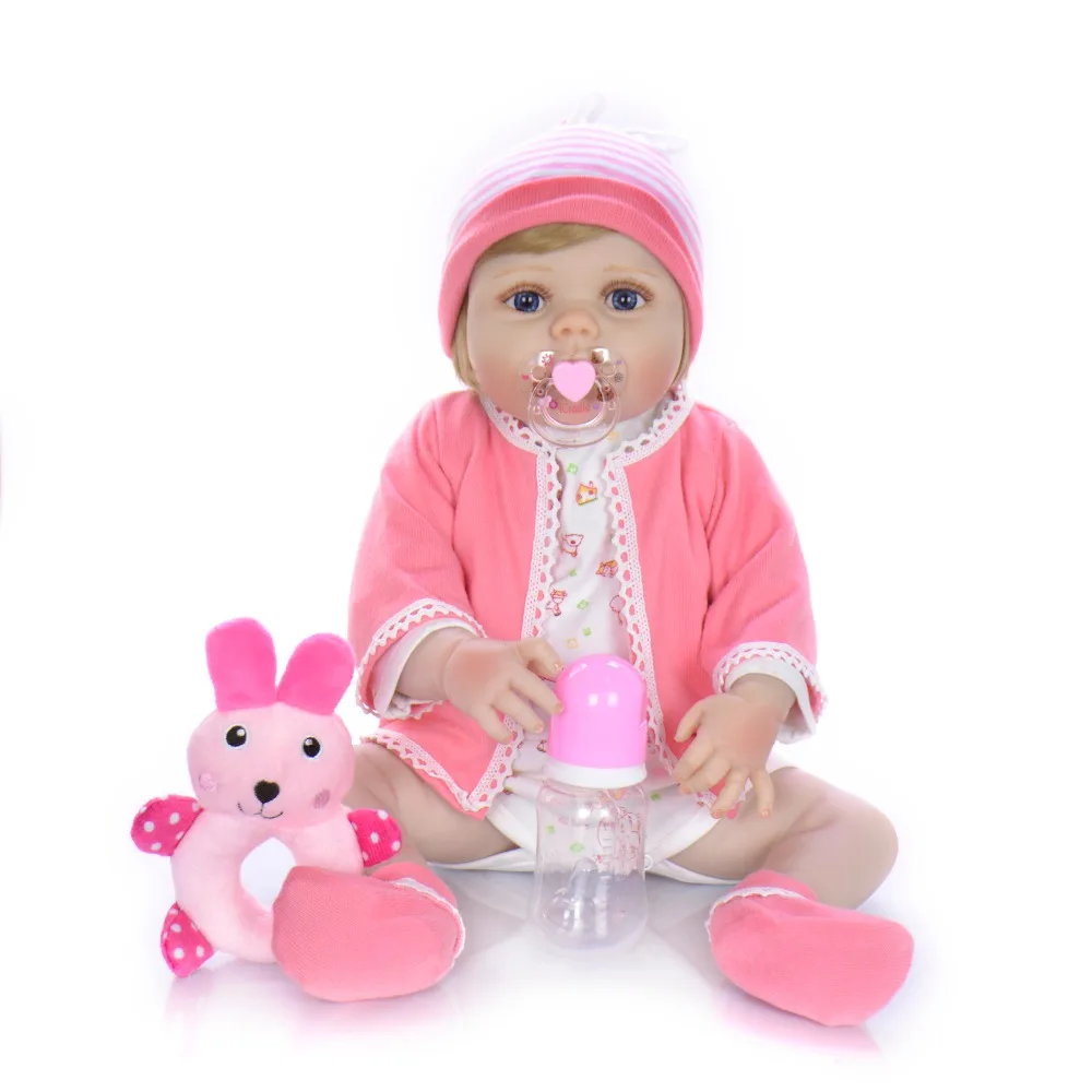 

Bebe Newborn Dolls Lifelike Reborn Dolls Babies Full Body Silicone Vinyl bonecas Christmas Gift For Girls Realistic Children Toy