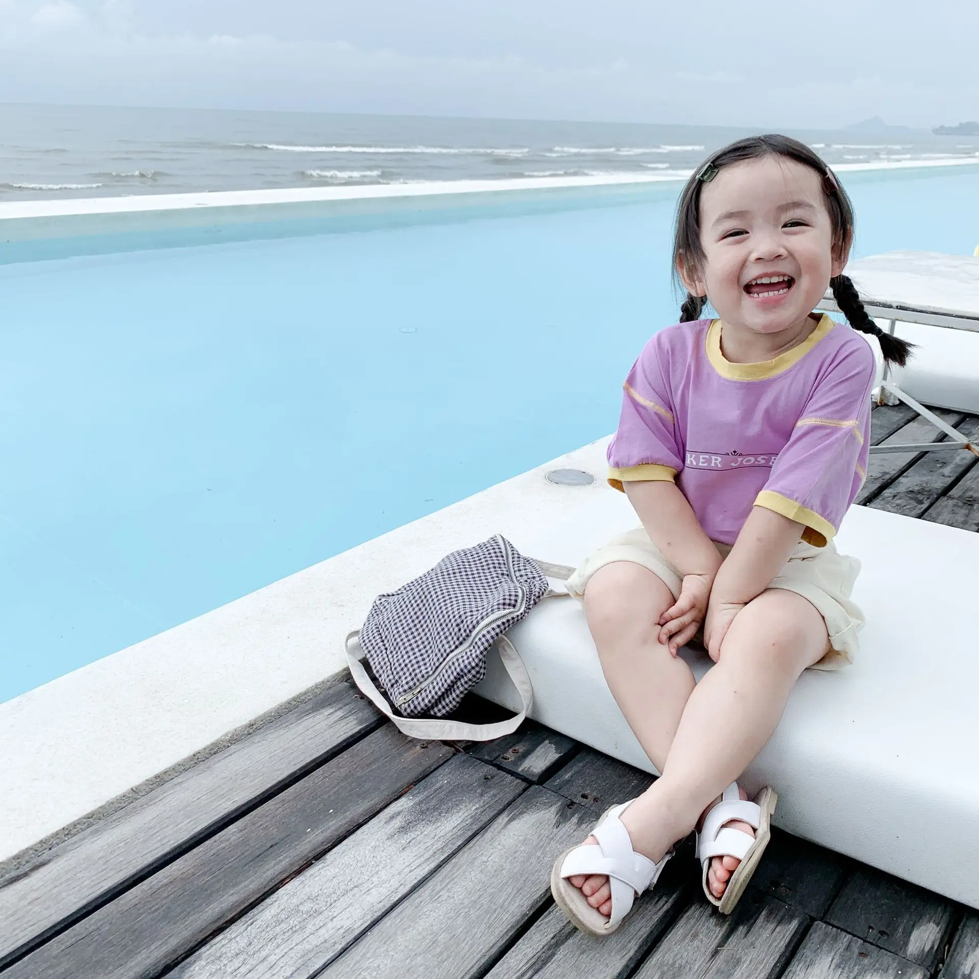 Корейский стиль письма принт чистый хлопок футболка детские футболки для