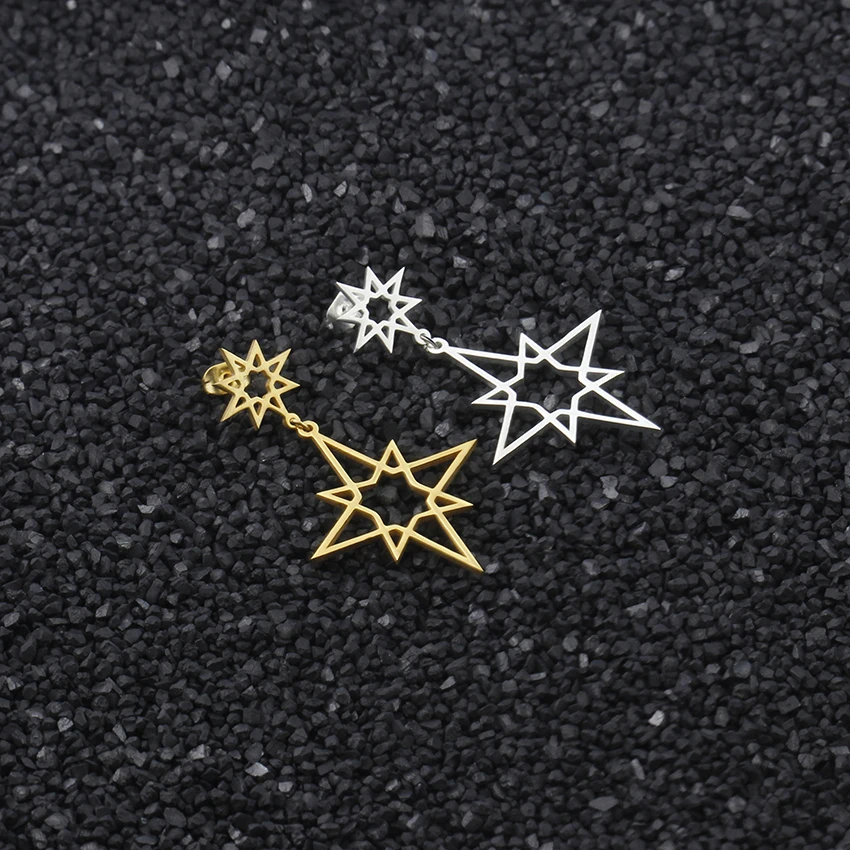 DIANSHANGKAITUOZHE Vintage Orion Star Charm Drop Earrings 2017 New Gold Silver Boucle D'oreille Stainless Steel Cosmic | Серьги-подвески -32825009490