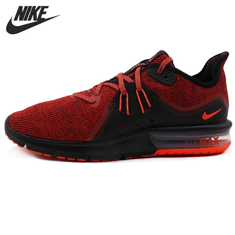 Оригинальный Новое поступление 2018 Nike Air Max Sequent Для мужчин кроссовки|Беговая