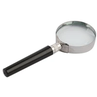 portable handheld magnifier 3x magnification 75mm lens magnifierfor jewelry newspaper book reading high definition loupe glass