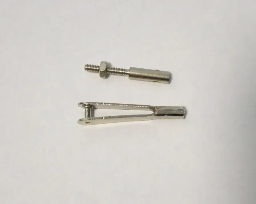 10 шт./пакет * металлическая скоба с полым валом D2 + M2xL20mm|metal clevis|hollow shaft |
