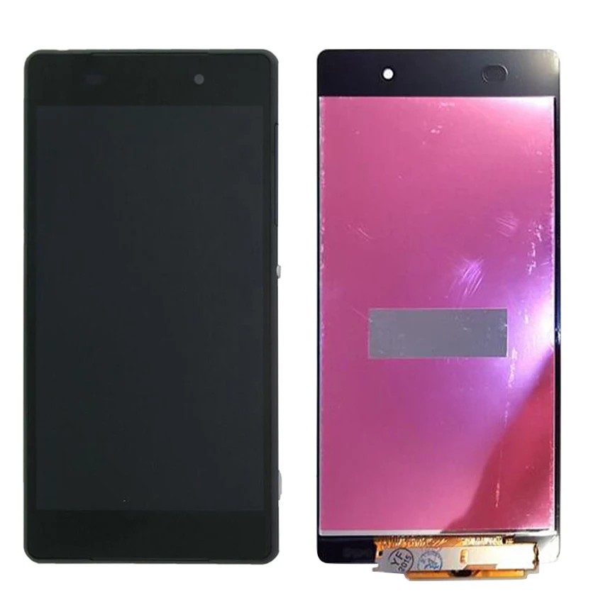 SONY Xperia Z2 lcd сенсорный экран с рамкой для L50W L50T дисплей дигитайзер сборка D6502 D6503 D6543