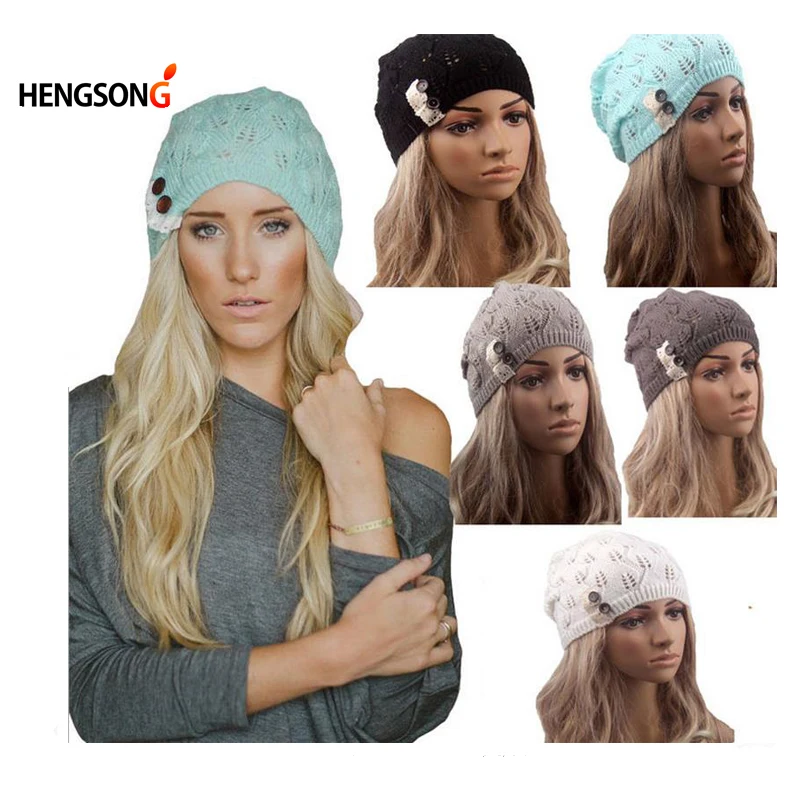 Женская вязаная шапка зимние шапки для женщин натуральная ручной работы теплая