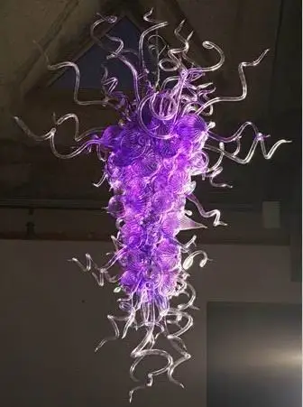 

Home Decoration Hanging Hand Blown Murano Glass Art Chandelier Crystals