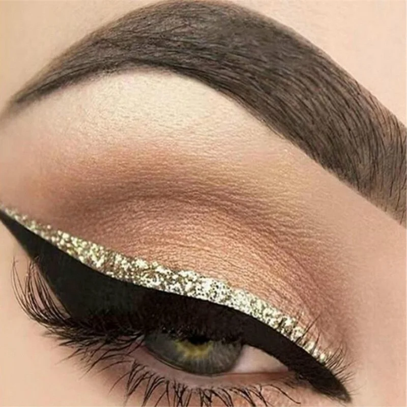 1 шт. Новая модная блестящая подводка для глаз женщин легкая в нанесении