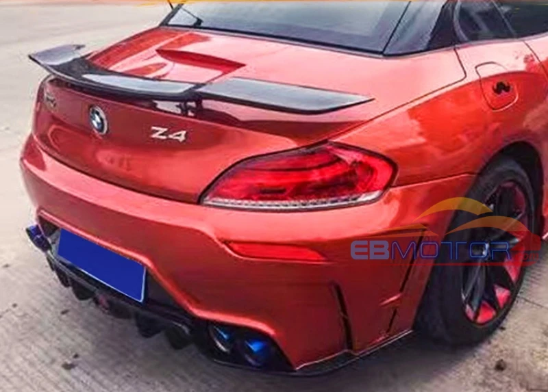Real Carbon Fiber Rear Wing Roof Trunk Boot Lip Spoiler For BMW Z4 E89 2009-2013 B448 | Автомобили и мотоциклы