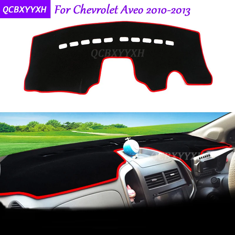 Коврик для приборной панели Chevrolet Aveo 2010 2013 защитный коврик интерьера Photophobism