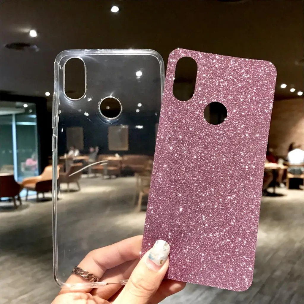 Glitter 2 in 1 TPU Silicone Case ON For XiaoMi RedMi 6 Pro 6A 5 5A 4A 3S Note 3 4 4X Plus iphone XS MAX XR X 6s 7 8 Cover |