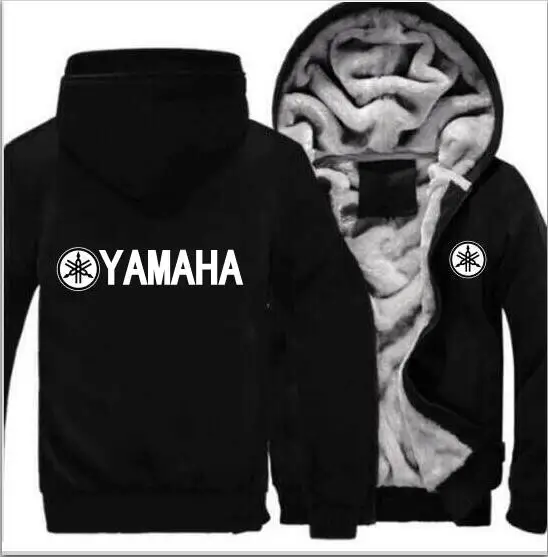 Новая толстовка с капюшоном Yamaha зимняя куртка пуловер унисекс Утолщение