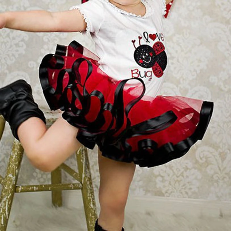 Детская модная фатиновая юбка пачка милая шифоновая Повседневная пышная бальная