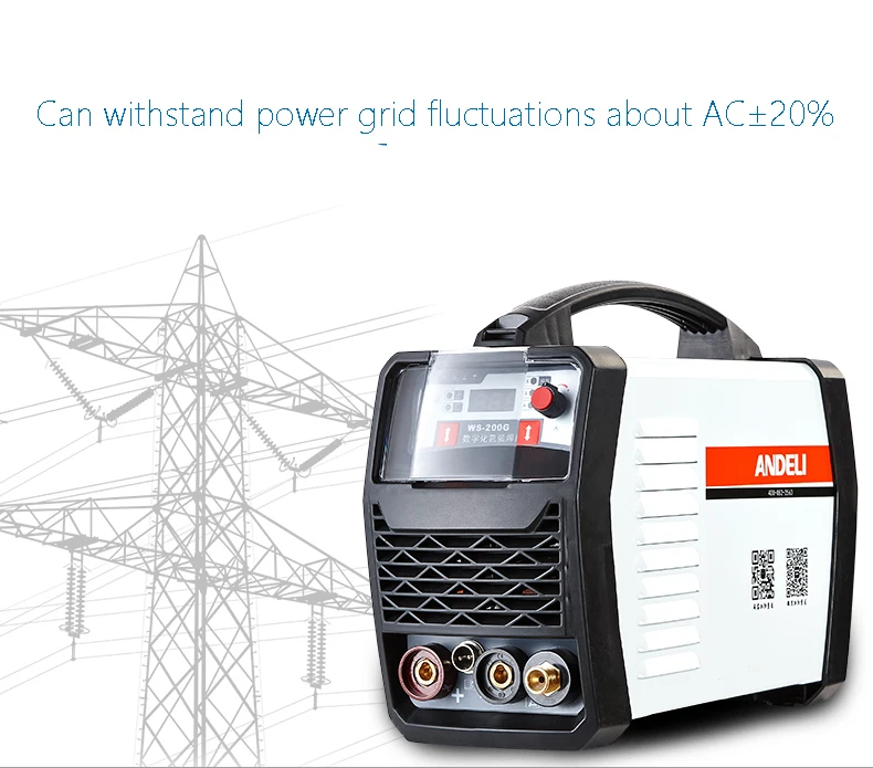 250AMP аргоновая дуговая сварочная машина WS-250 IGBT+ цифровой TIG 220V 250A светодиодный дисплей