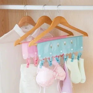 

The clothes rack clip portable travel PVC clothes peg 34*10.5CM