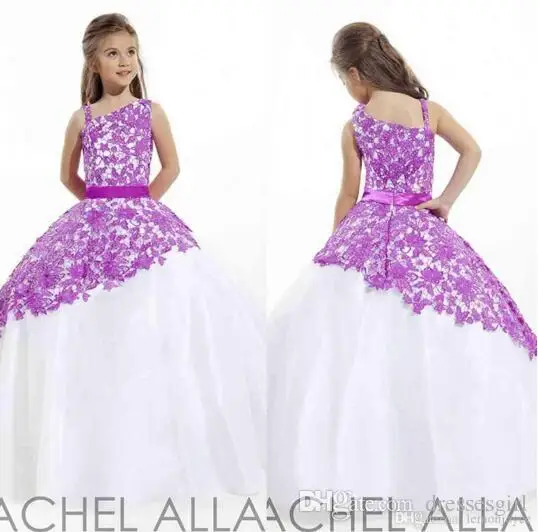 2017 Белый Красный Кружева Pageant Платья Для Подростков длина Пола Очаровательный