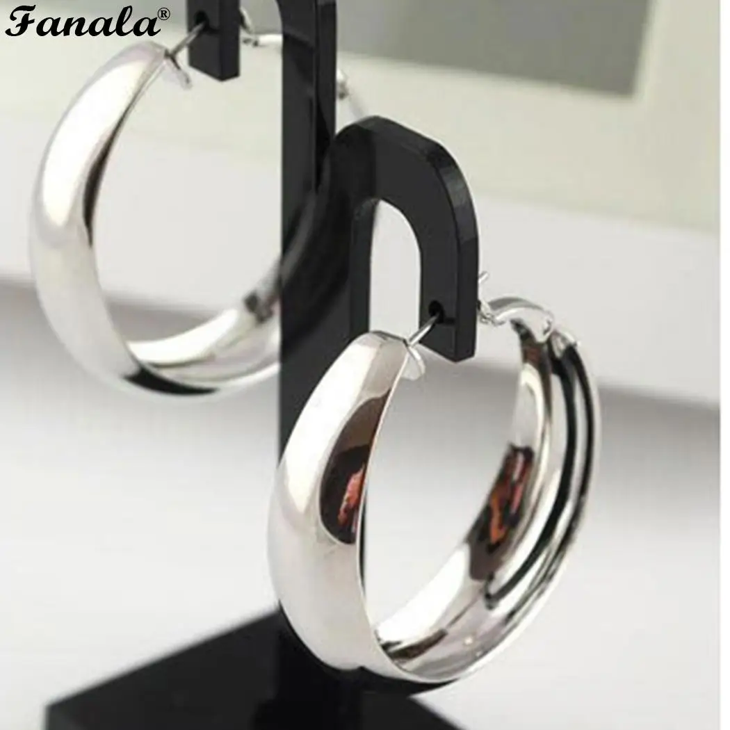 Круглые креативные большие преувеличенные женские аксессуары серьги модные