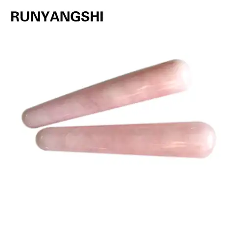 1 шт., высококачественный натуральный розовый кварц, палочки для Йони