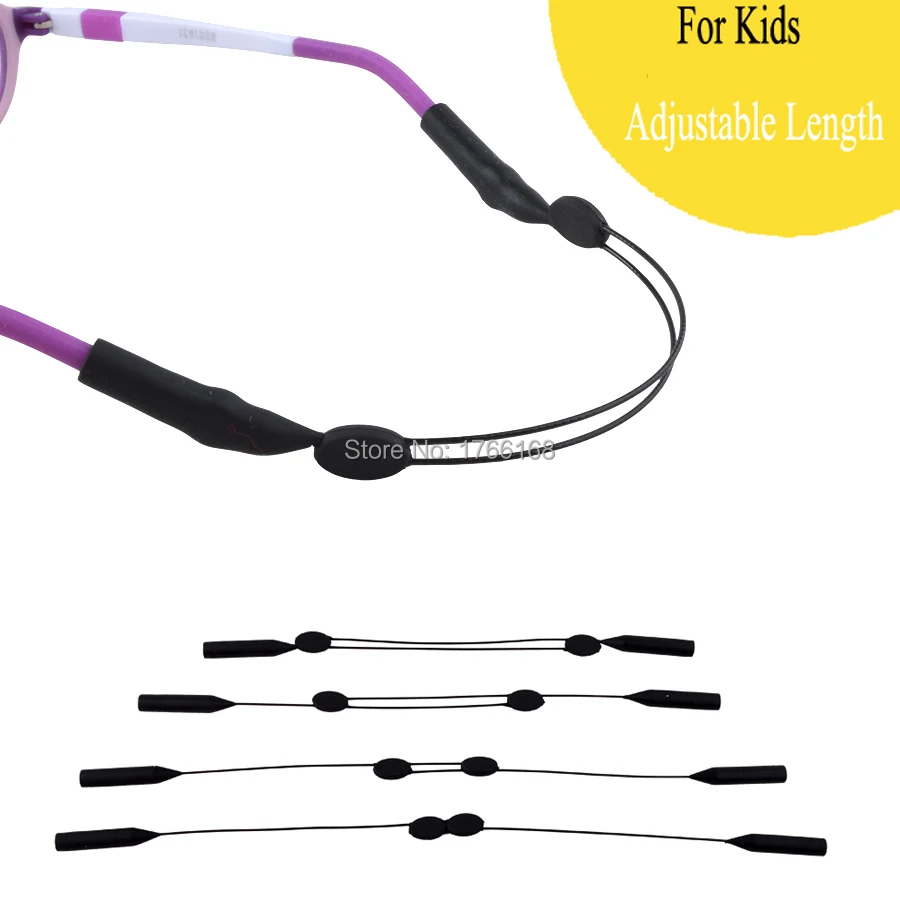 Розничная продажа черные регулируемые спортивные очки шнур для защиты от солнца