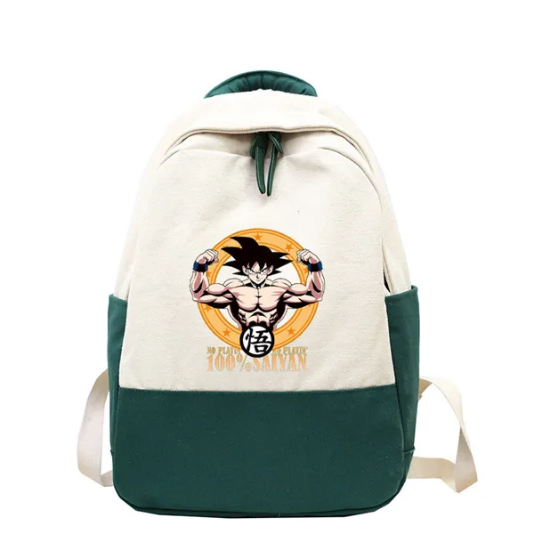 21 Аниме Dragon Ball школа сумка для школы для мужчин женщин сумка на молнии дети мультфильм Повседневное Холст Рюкзак - Цвет: 21