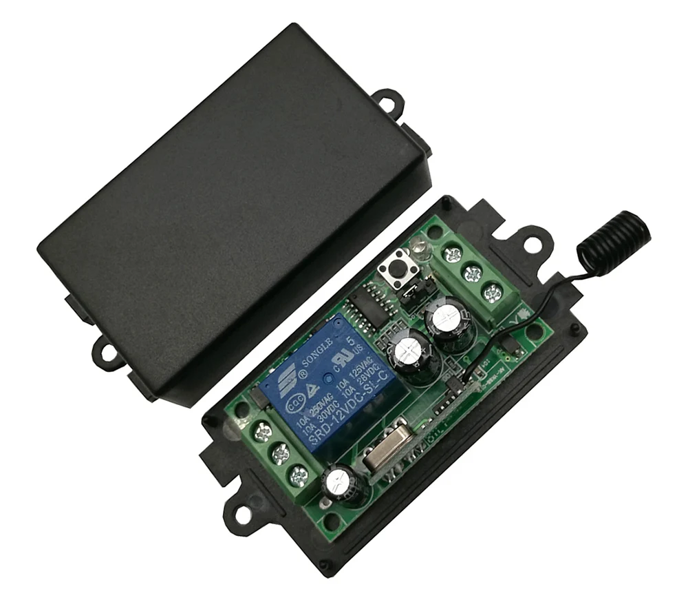 Xuanlongyuan DC12V 1CH 1CH 10A беспроводной пульт дистанционного управления переключатель приемник, 315/433.92 MHz/лампа/окно/Гаражные Двери/жалюзи
