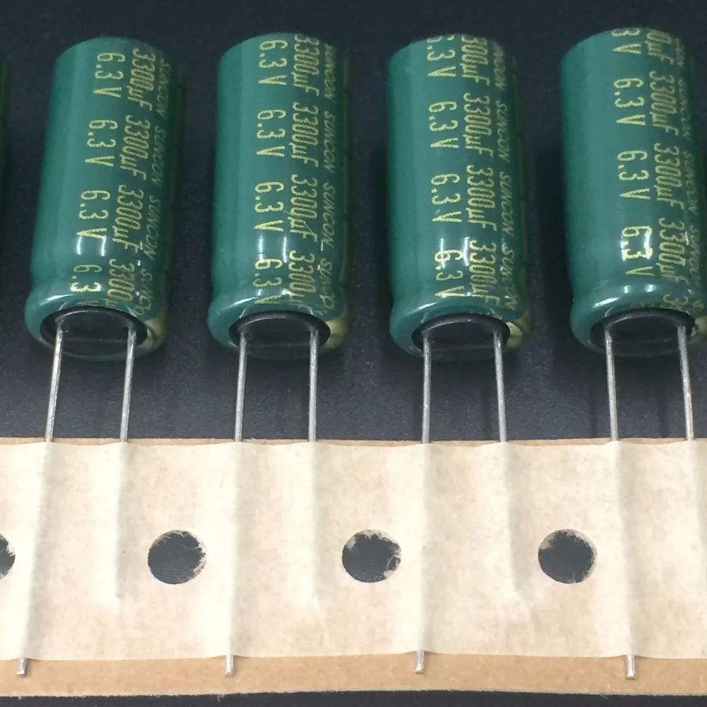 10 PCS 3300 мкФ 6.3 В suncon (sanyo) РГ серии 10x25mm супер низким esr 6.3V3300uF материнской алюминиевый