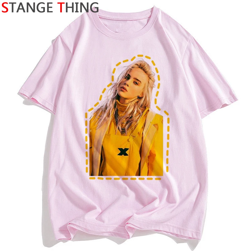 Новинка, Billie Eilish, Мужская футболка, Ретро стиль, хип-хоп стиль, уличная одежда, футболка с забавным принтом, 90 s, футболки для мужчин/женщин