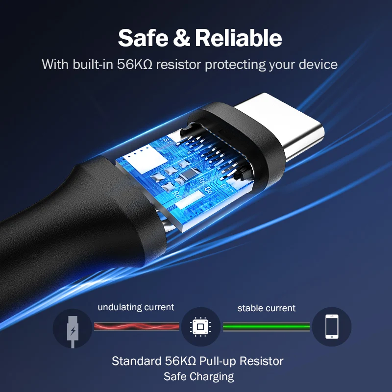 Ugreen USB Type C Кабель USB С Быстрой Зарядки Кабель для Передачи Данных Type-C USB Зарядное Устройство Кабель для NEXUS 5X, 6
